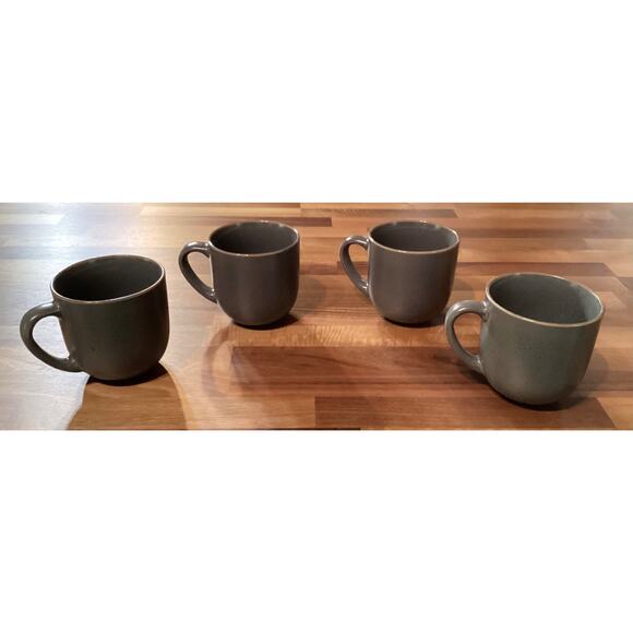 Set of 4 Project 62 Tilley Gray Stoneware Mugs 12 oz Coffee Mug Cups - Picture 3 of 10